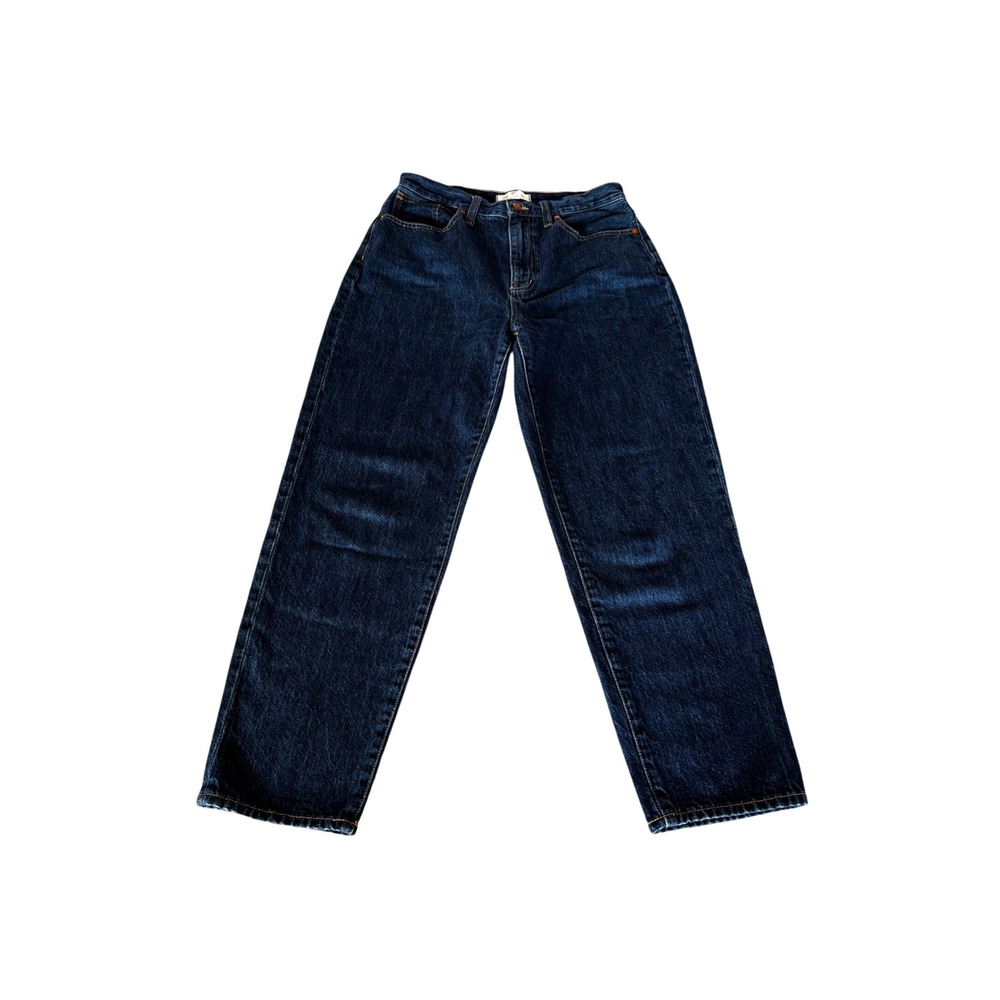Madewell High Rise Baggy Tapered Jeans Blue Denim Women Size 28